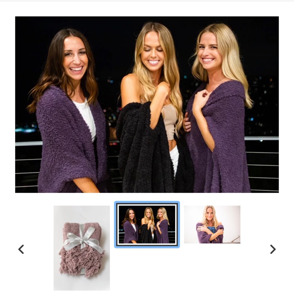REDUCED!!! - Luxury pashmina with arm holes. Free beauty goodies with purchase! - Picture 3 of 8